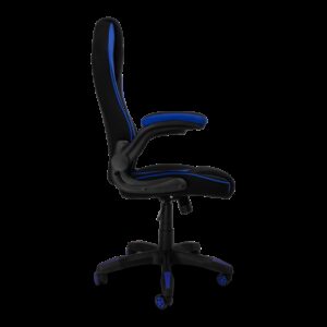 SILLA VORAGO START THE GAME CGC300-BL TELA NEGRO/AZUL BRAZOS ABATIBLES