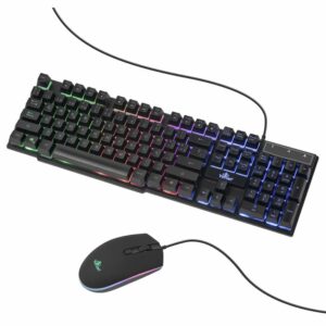 KIT PHOENIX YEYIAN YKP-20705 MOUSE Y TECLADO GAMER RGB ALAMBRICO