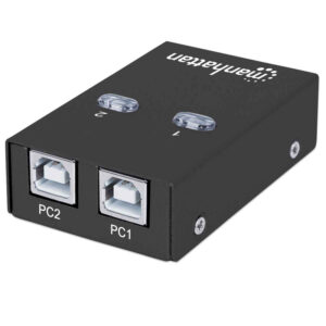 SWITCH MANHATTAN USB 2.0 A A 2PTS USB-B AUTOMATICO 162005