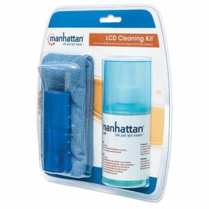 LIMPIADOR MANHATTAN LCD KIT 200ML, MICROFIBRA Y BROCHA 421027