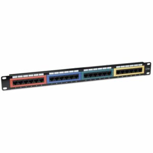 PANEL DE PARCHEO CAT5E 24 PTOS UTP 1U INTELLINET 513678