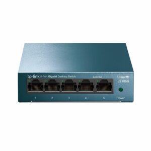 SWITCH ESCRITORIO TP-LINK/5 PTOS GIGA/ACERO/PLUG&PLAY/LS105G