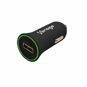 CARGADOR PARA AUTO VORAGO AU-101 CON 1 PUERTO USB NEGRO