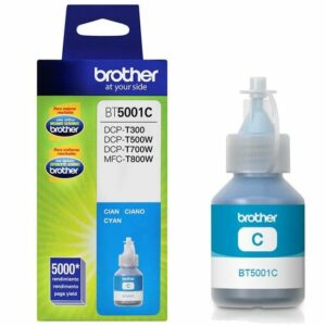 BOTELLA DE TINTA BROTHER BT5001C CYAN 5,000 PAGINAS