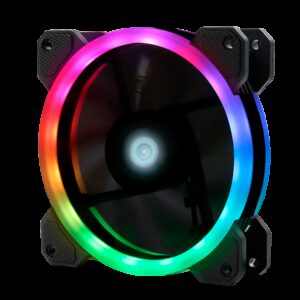 VENTILADOR ADICIONAL GAME FACTOR FG400 120MM/RGB+ARCOIRIS COMPL FKG400