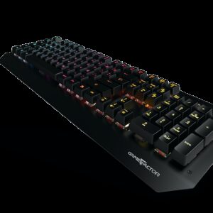 TECLADO MECANICO OPTICO GAMING GAME FACTOR ESP USB RGB KBG601