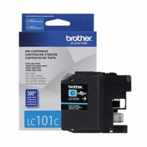 CARTUCHO DE TINTA BROTHER LC101C CYAN RENDIMIENTO DE 300 PAG P/J870DW/