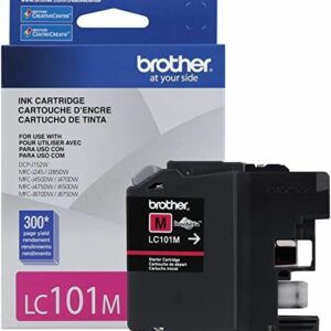 CARTUCHO DE TINTA BROTHER LC101M MAGENTA RENDIMIENTO DE 300 PAG P/J870