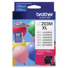 CARTUCHO BROTHER LC203M MAGENTA 300 PAG APROX P/MFCJ5910DW