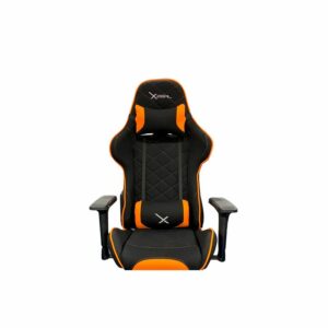 SILLA GAMER XZEAL NEG, NARANJA, TEXTIL,ALTO DESEMPEÑO (XZSXZ25O)