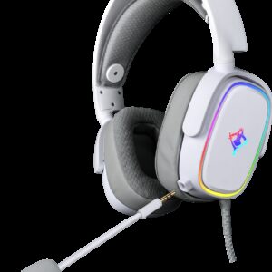 DIADEMA GAMER YEYIAN YDG-33406 PROUD SERIE 3500 RGB/3.5MM/MICRO/BLANCO