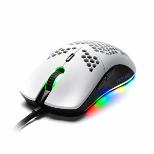 MOUSE GAMER YEYIAN YMG-24311 LINKS 3000, RGB 6 BOT, USB,7200 DPIS BLAN