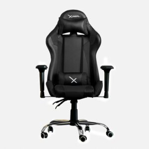 SILLA GAMER XZEAL NEGRA ACERO, PVC ALTO DESEMPEÑO (ZXSXZ10B)