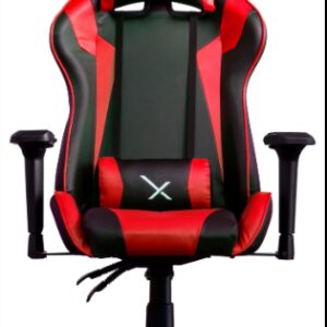 SILLA GAMER XZEAL NEG/ROJA ACERO, PVC ALTO DESEMPEÑO (ZXSXZ10R)