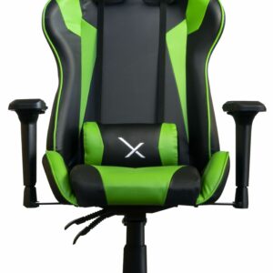 SILLA GAMER XZEAL NEG/VERDE ACERO, PVC ALTO DESEMPEÑO (ZXSXZ10Y)