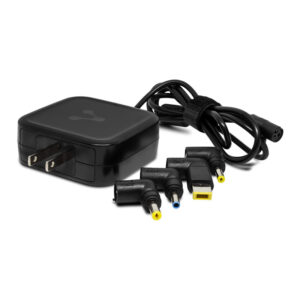 ADAPTADOR UNIVERSAL VORAGO AU-405 65W, 4 CONECTORES P/LAPTOP 100-240V