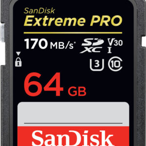 MEMORIA SANDISK EXTREME PRO SDXC 64GB U3 V30 (SDSDXXY-064G-GN4IN)