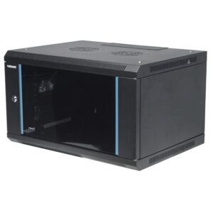 GABINETE DE 19 PARA MONTAJE EN PARED 9 U NEGRO INTELLINET 203883