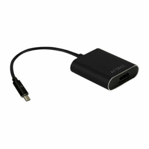 ADAPTADOR ACTECK HDMI-USB TIPO C 150MM 10.2 GBPS NEGRO AT200 AC-923040