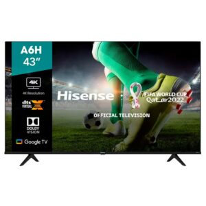 TELEVISION HISENSE 43A6H 43" SMART ANDROID ULTRA HD 4K 3840*2160 WIFI