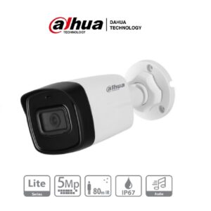 CAMARA DAHUA BALA 5 MP/MICRO/L 2.8MM (DH-HAC-HFW1500TLN-A-0280B-S2)