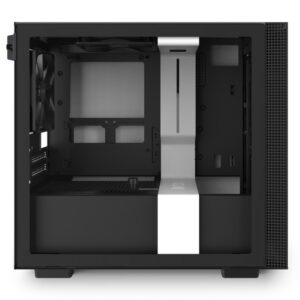 GABINETE NZXT H210i MINI-ITX TG 2VENT RGB WH/BK S/FTE CA-H210I-W1