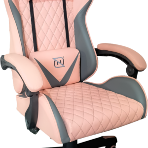 SILLA GAMER NECNON NGS-01 FOAM COJ LUM/CAB ROSA/GRIS NBSG0130C4