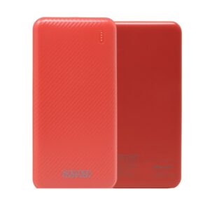 POWERBANK NECNON NPW-10FC 10000MAH INDICADOR LED TC ROJO (NBPB1002FC)