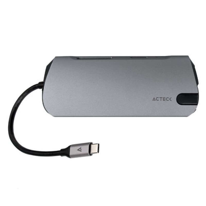 HUB ACTECK USB TYPE C 10 IN 1 PORT X DH670 WIN/MAC PLATA AC-932943