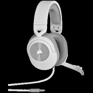 HEADSET CORSAIR HS55 SURROUND WIRED WHITE CA-9011266-NA