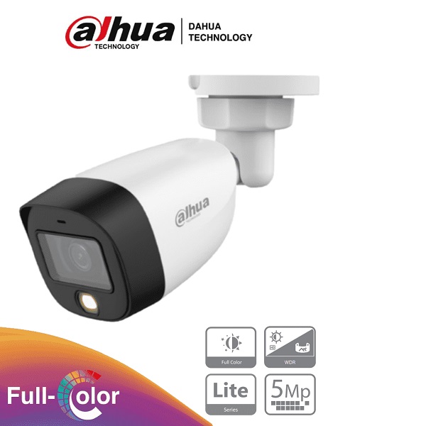 CAMARA DAHUA BALA FULL C. 5 MP/2.8 MM (DH-HAC-HFW1509CN-LED-0280B)