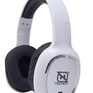 AUDIFONOS NECNON OVER-EAR BT NBH-04 PROMANOS LIBRES BLANCO/PLATA