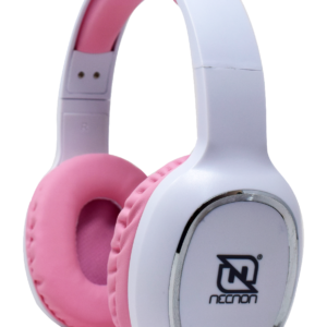 AUDIFONOS NECNON BLUETOOTH NBH-04 MANOS LIBRES BLANCO/ROSA NBAB042200