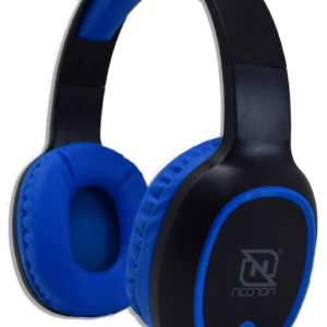 AUDIFONOS NECNON BLUETOOTH NBH-04 MANOS LIBRES NEGRO/AZUL NBAB042300