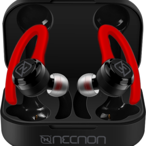 AUDIFONOS NECNON BLUETOOTH INDICADOR LED NEGRO NTWS-SPORT (NBABNS01AS)