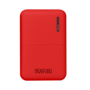 POWERBANK NECNON NPW-05FC 5000MAH INDICADOR LED TIPO C ROJO NBPB0502F