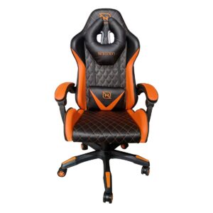 SILLA GAMER NECNON NGS-01 FOAM COJ LUM/CAB NEGRO/NARANJA NBSG0129C4