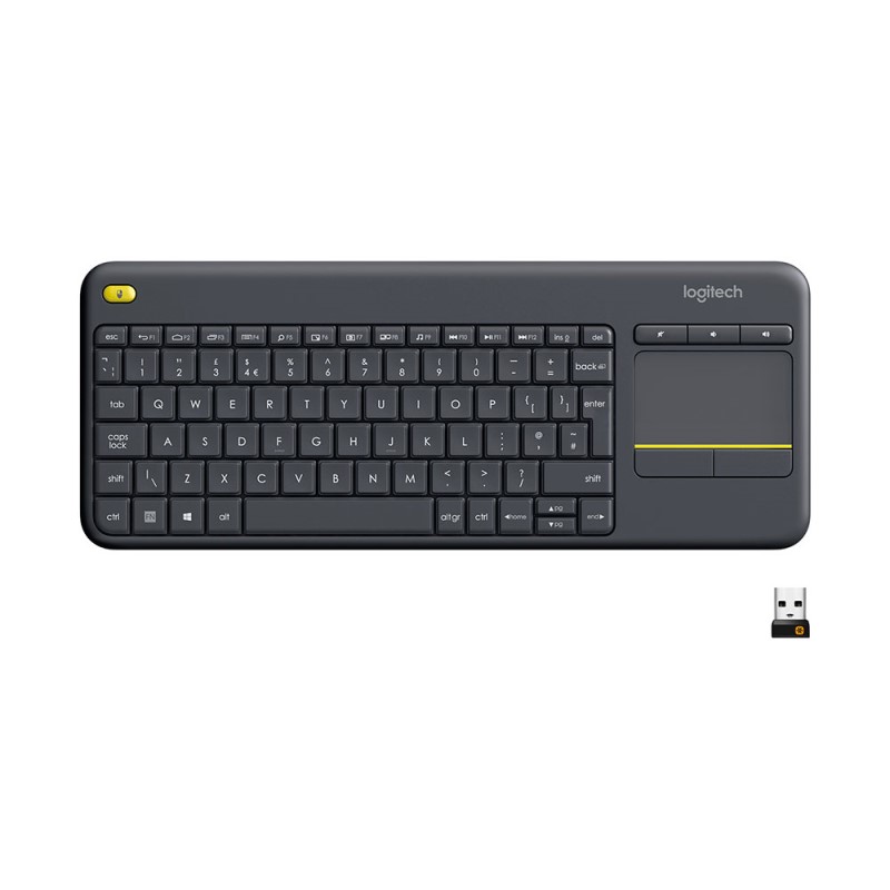 TECLADO LOGITECH K400 PLUS C/TOUCHPAD INALAM USB UNIFYING (920-007123)