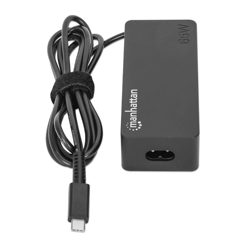 CARGADOR UNIVERSAL PARA LAPTOP USB C 65W MANHATTAN 102513