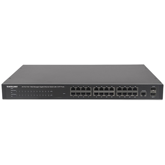 SWITCH INTELLINET ADMIN POR WEB GIGA 1000 24PTS POE+ 2PTO SFP 560559